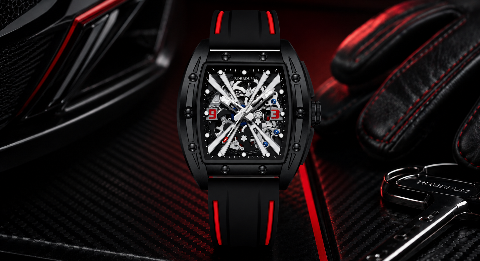ROERDUM Men Watch RA-3001 Red Formula